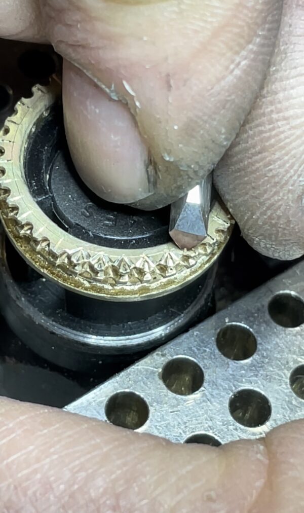 Gouden Fish Tail Alliance briljant ring - Afbeelding 3